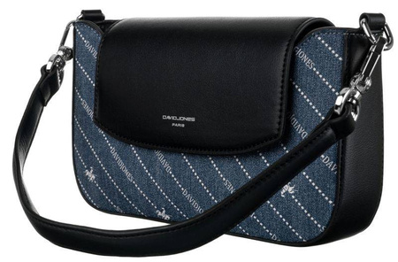 Kleine Damen Umhängetasche mit Jeansbesatz – David Jones
