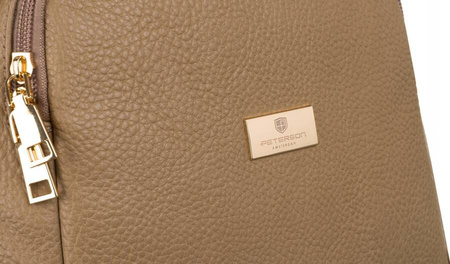 Geräumiger Damen Rucksack aus Öko-Leder – Peterson