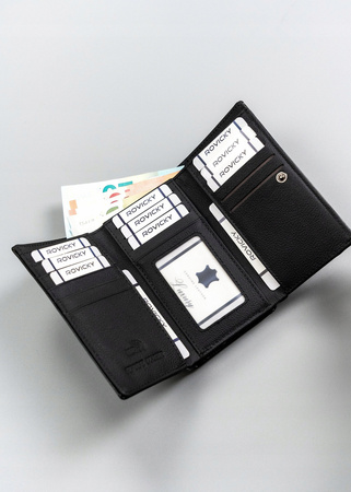 Damen Geldbörse mittlerer Größe aus echtem und Öko-Leder – 4U Cavaldi