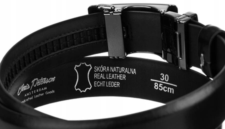 Herren Ledergürtel mit Automatikschließe – Peterson