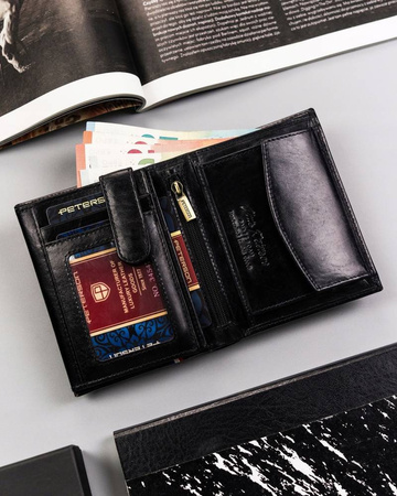 Große Herren Geldbörse ohne Verschluss – Peterson