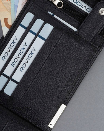 Große Herren Geldbörse aus Leder mit RFID-Schutz – Ronaldo