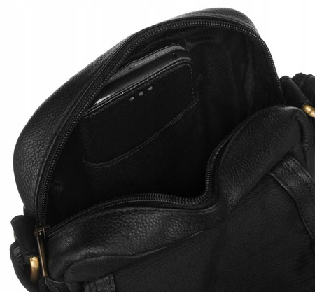 Herren Umhängetasche aus echtem Leder – Peterson