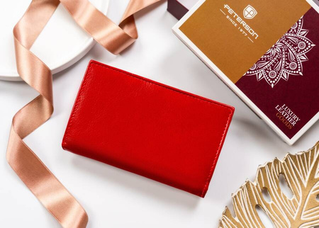 Mittelgroße Damen Geldbörse aus echtem Leder – Peterson