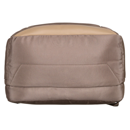 Geräumiger Sport-Rucksack aus Nylon in Beige mit verstellbaren Trägern – Peterson