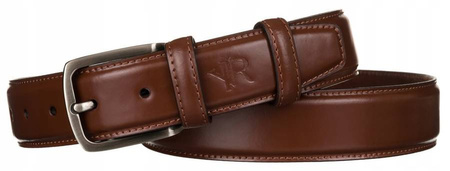Breiter Herren Ledergürtel mit klassischer Schnalle – Rovicky
