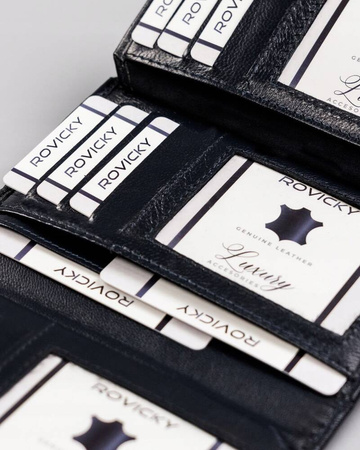 Elegante Damen Geldbörse aus Echtleder – Rovicky