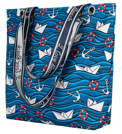 Sommerliche Strand Shopper aus Polyester –