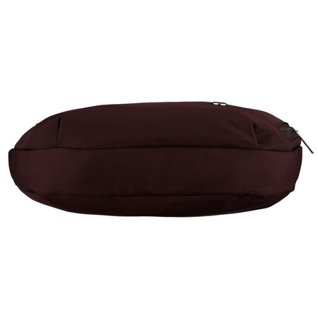 Bordeauxfarbene Damen-Handtasche aus Polyester mit Reißverschluss - Peterson