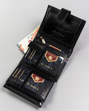 Große Herren Geldbörse mit Druckknopfverschluss – Peterson