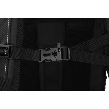 Geräumiger schwarzer Reiserucksack mit Vakuumfach & Laptopfach – Peterson