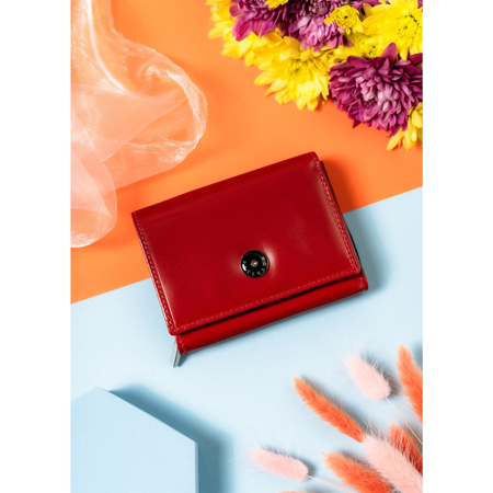 Damen Geldbörse aus Leder mit RFID-Schutz und Fächern – Peterson