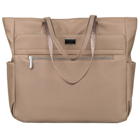 Große Damen Shopper Tasche Schultertasche in eleganter Farbe – Peterson