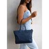 Damen-Shopper in Marineblau mit Magnetverschluss – Peterson