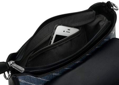 Kleine Damen Umhängetasche mit Jeansbesatz – David Jones
