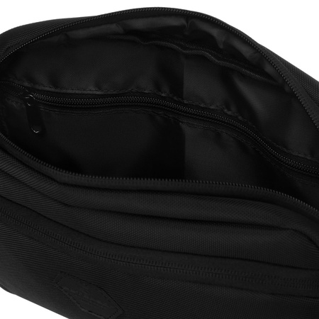 Sportliche Gürteltasche in Schwarz mit Reißverschluss, zweifach unterteilt – Peterson