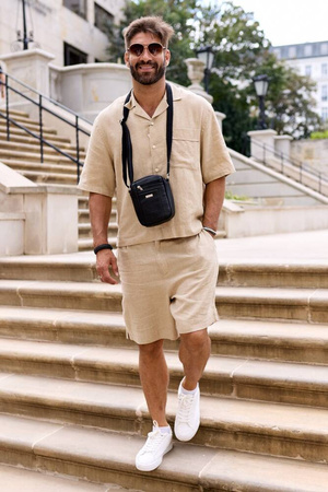 Herren Umhängetasche aus Öko-Leder – Peterson