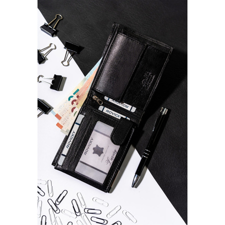 Herren Geldbörse horizontal aus echtem Leder – Cavaldi