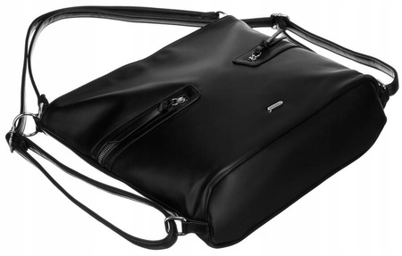 Klassische, geräumige Damentasche aus Öko-Leder – Rovicky