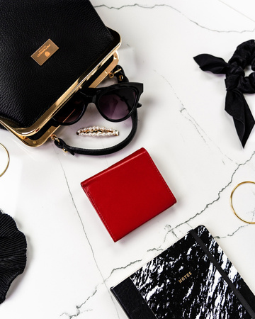 Elegante Damen Geldbörse aus Leder – Cavaldi