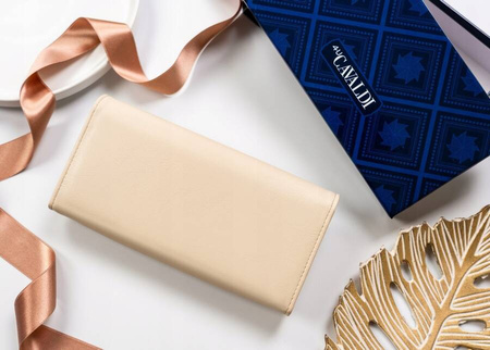 Große Damen Geldbörse Querformat aus Öko-Leder – 4U Cavaldi