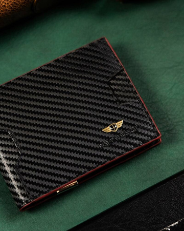 Elegante Herren Geldbörse aus Leder mit RFID-Schutz – Peterson