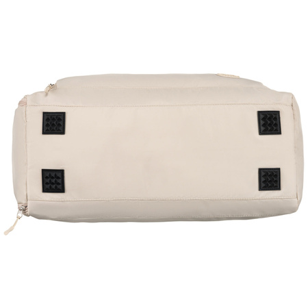 Beige Reisetasche oder Sporttasche aus Polyester – Peterson
