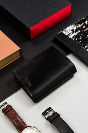 Große Herren Geldbörse ohne Verschluss aus Leder – Peterson