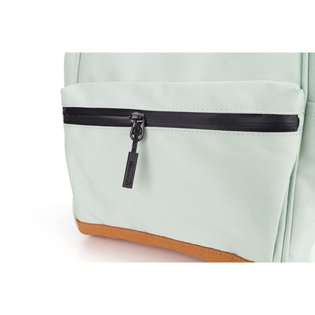 Geräumiger Damen Rucksack in Mintgrün mit Reißverschluss – Himawari