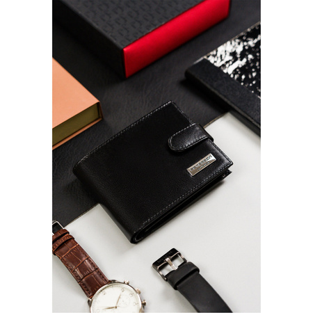 Herren Geldbörse querformat aus echtem Leder – Peterson