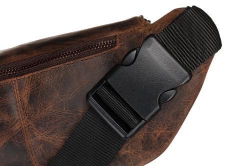 Städtische Gürteltasche aus Leder zum Umhängen – Peterson