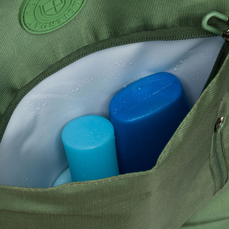 Grüner Reise-Rucksack mit Laptopfach und USB-Anschluss – Peterson