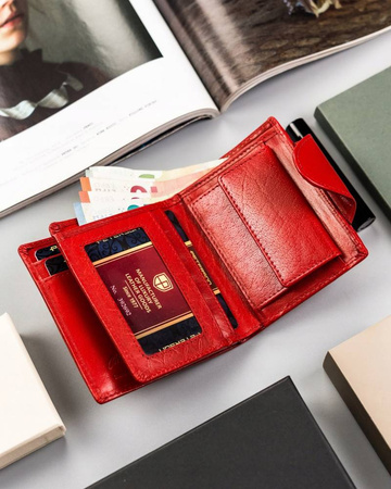 Damen Geldbörse aus Leder mit RFID-Schutz – Peterson