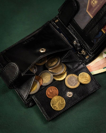 Geschenkset: Herren Geldbörse aus Leder und Schlüsselanhänger – Peterson