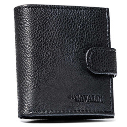 Kleine herren geldbörse aus Öko-Leder mit Druckverschluss – 4U Cavaldi