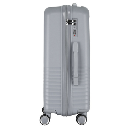 Peterson Koffer-Set aus ABS-Kunststoff in Grau