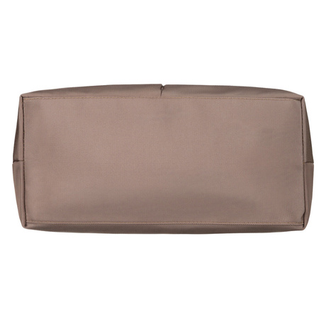 Damen-Shopper, einteilig, beige, mit Reißverschluss – Peterson