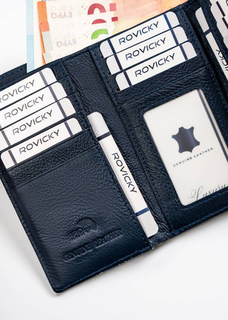 Damen Geldbörse aus Echtleder und Öko-Leder – 4U Cavaldi