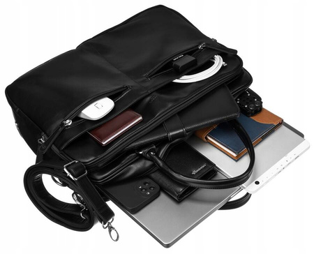 Herren Laptoptasche aus Öko-Leder für 14 Zoll – Peterson