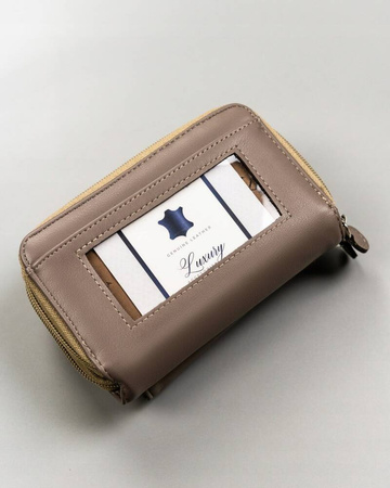 Große, horizontale Damen Geldbörse aus Öko-Leder – 4U Cavaldi