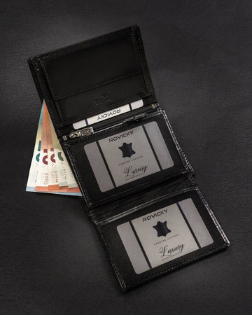 Elegante Herren Geldbörse aus Leder – Rovicky