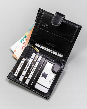 Herren Geldbörse Hochformat aus Echtleder – Rovicky