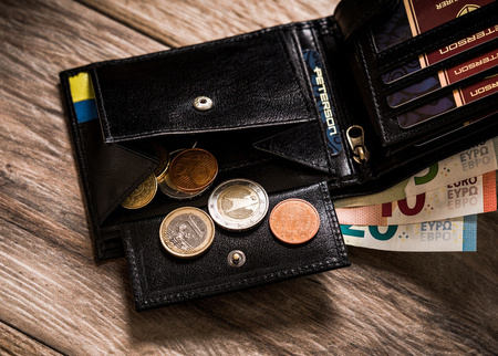 Patriotische Geldbörse mit ukrainischen Farben – Peterson