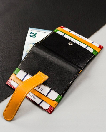 Praktisches Kartenetui aus echtem Leder – Rovicky