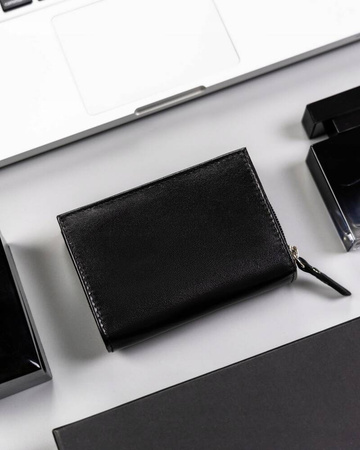 Geschenkset: Damen Geldbörse aus Leder und Schlüsselanhänger – Rovicky