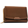 Braune Damen-Geldbörse aus Öko-Leder mit RFID-Schutz - Rovicky
