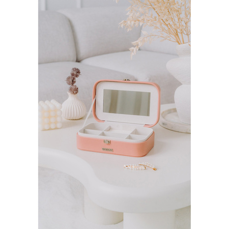 Stilvoller Schmuck-Organizer mit Spiegel – Peterson
