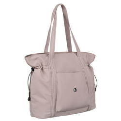 Große Damen Tasche aus Polyester in Lila mit Reißverschluss – Peterson