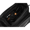 Schwarze Fahrradtasche für den Gepäckträger – Peterson