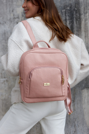 Geräumiger Damen Rucksack aus Öko-Leder – Peterson